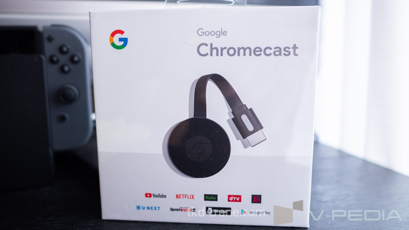 Chromecastの外箱